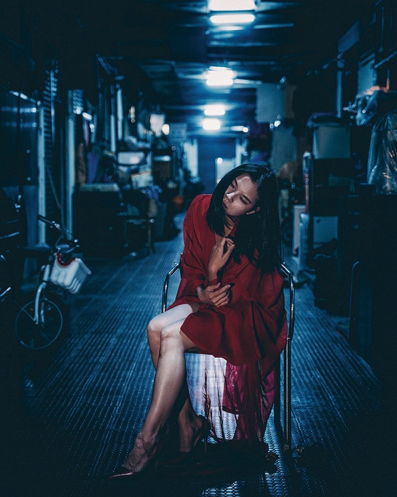 A Withering Woman in a Caveimage